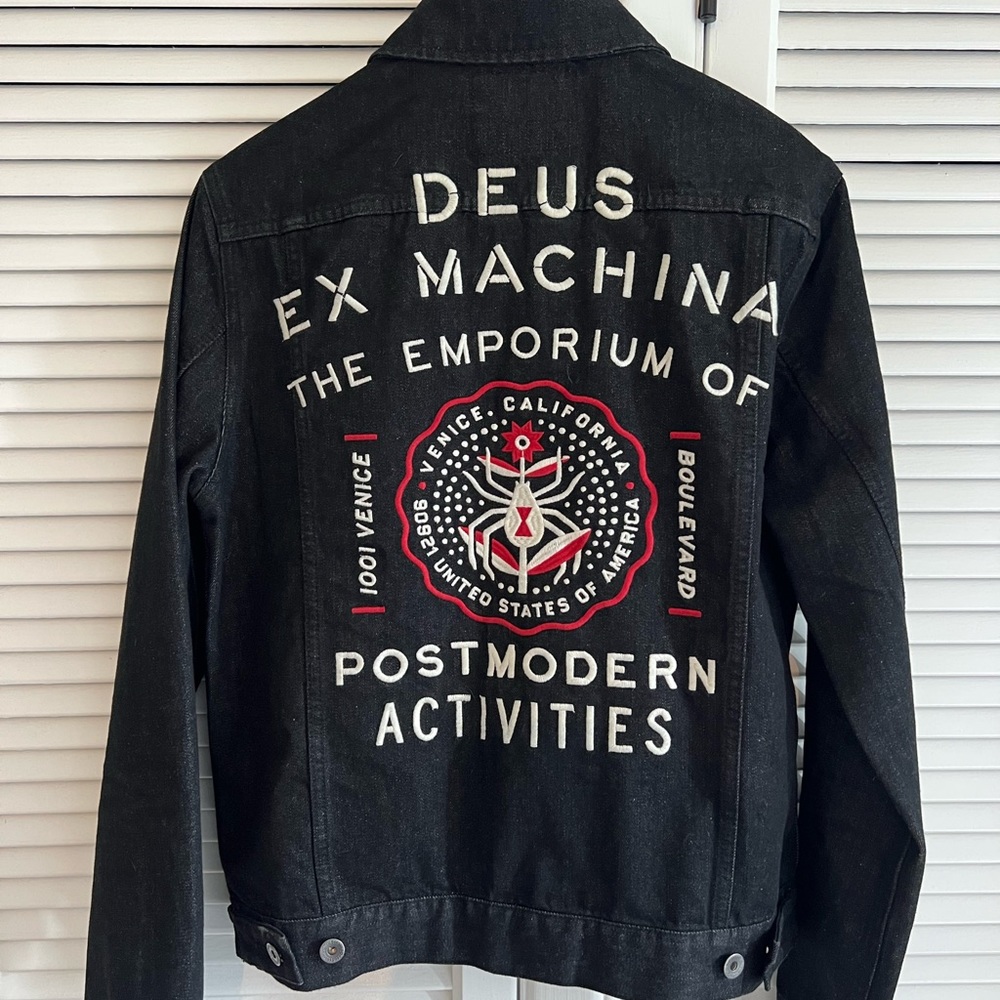 Deus Ex Machina Embroidered Denim Work Jacket
